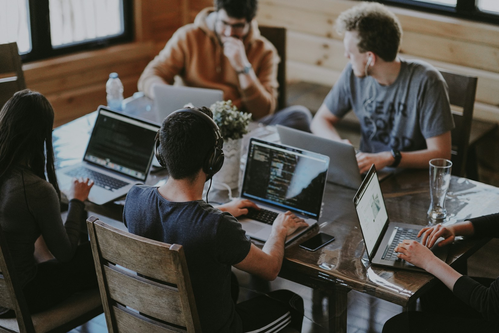 Team and office environment in Canada